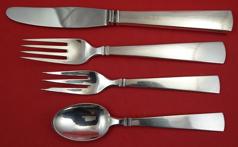 Dinner 4-pc Setting availability based on stock listed below - Bell by Peter Hertz - Sterling 